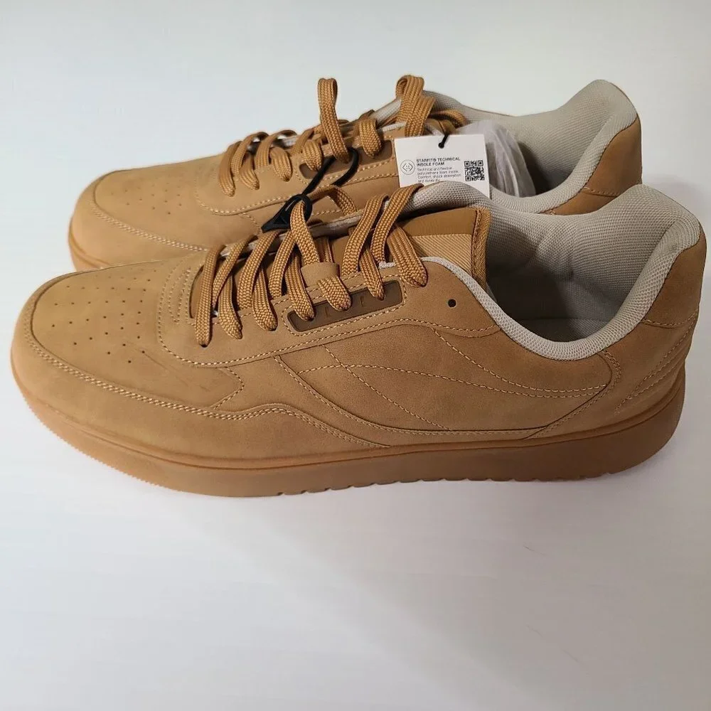 ZARA MONOCHROME TRAINERS BEIGE SIZE 14   2203/120